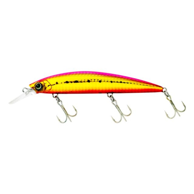 Duel Seabass Lure Hardcore Heavy Minnow (S) 110mm Flounder Gold Pink