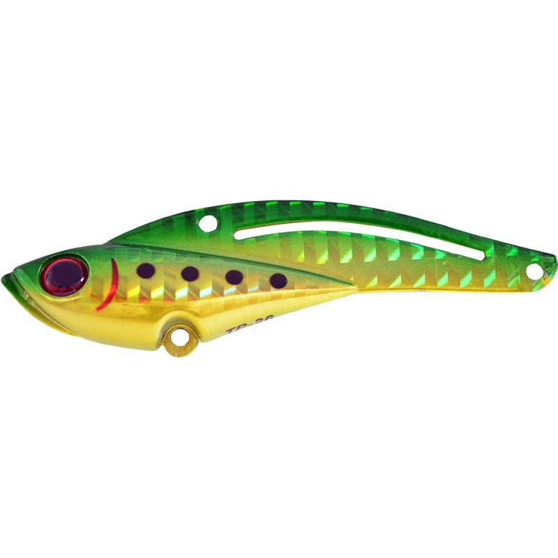 Jackson Seabass Lure Teppan Vibrator 26g GGR Gold Green