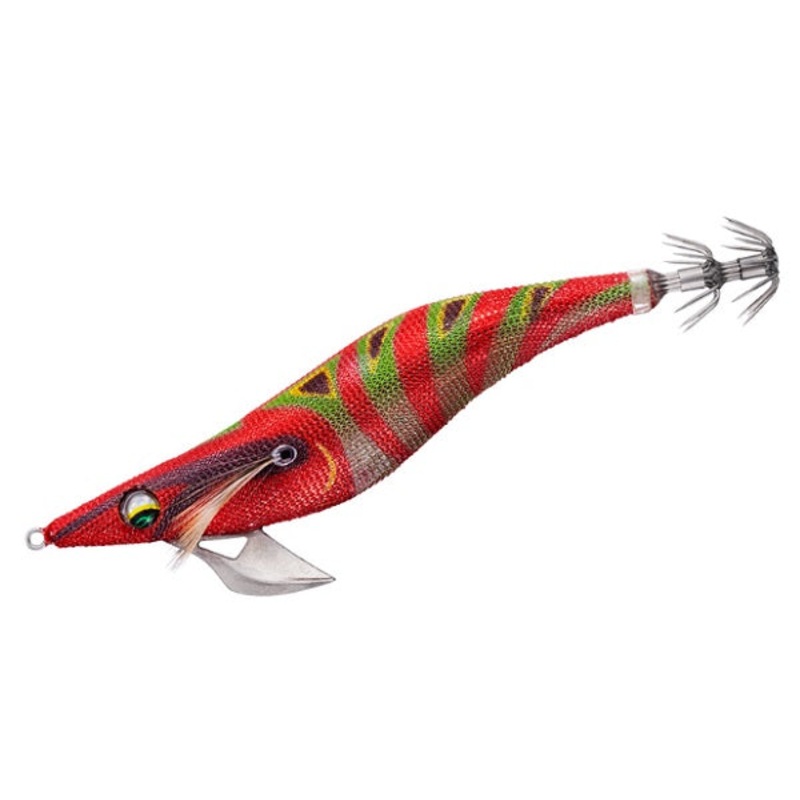 Daiwa Egi Emeraldas Peak Type S #3.5 Red - Hot Shrimp