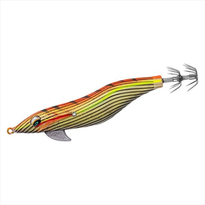 Daiwa Egi Emeraldas Fall LC RV #2.0 Gold - Striped Orange Cedar