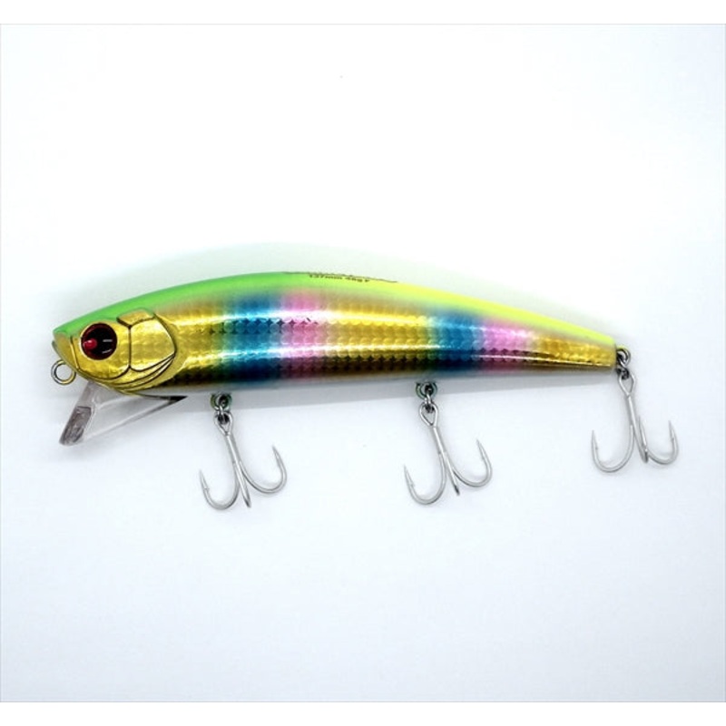 Longin Seabass Lure Wakey Boo 137mm 48g #027 LN Chart Gold Glow Candy