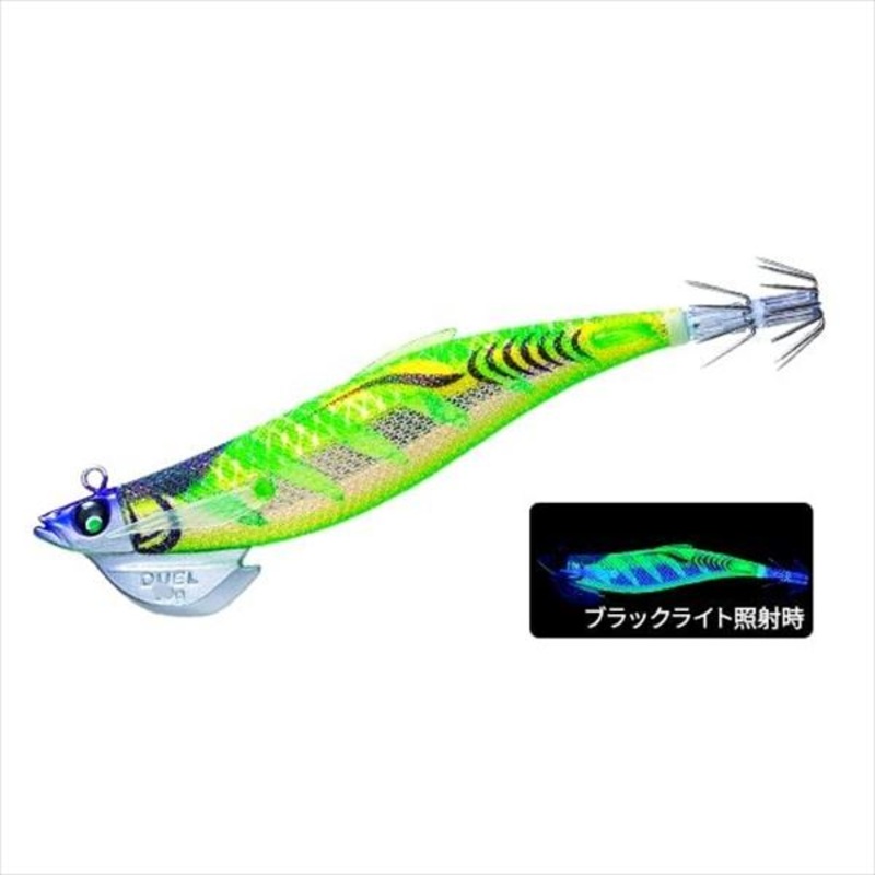 Duel Egi ez-Q Fin Plus TR Rattle #3.5 30g 20 NLM Muddy Lime