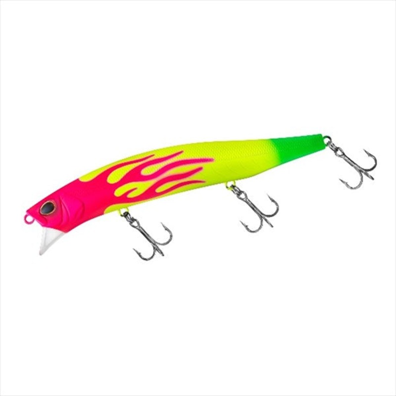 Daiwa Seabass Lure Morethan Cross Wake 140F SSR Pink Fire Banana