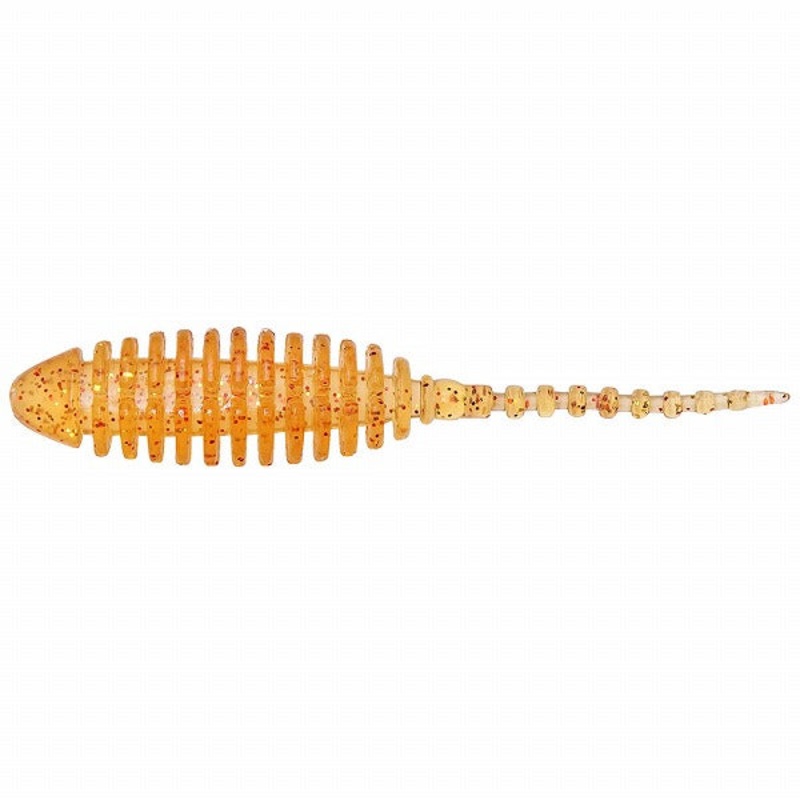 Megabass Dr.Choro 2inch Clear Orange / Red & Gold Flakes