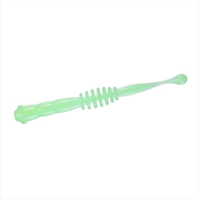 Daiwa Aji Hunter Worm Shirasu 2.0inch Glow Lime