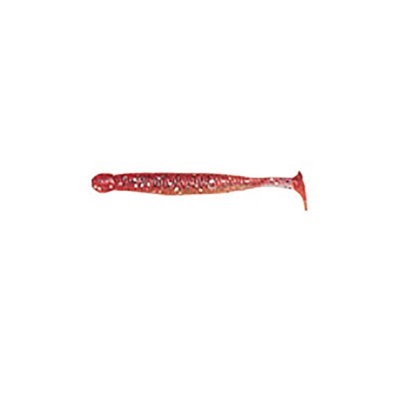 Ecogear Glass Minnow M 2-1/2inch #111 Clear Glt/Red S Black+Red Glt.B