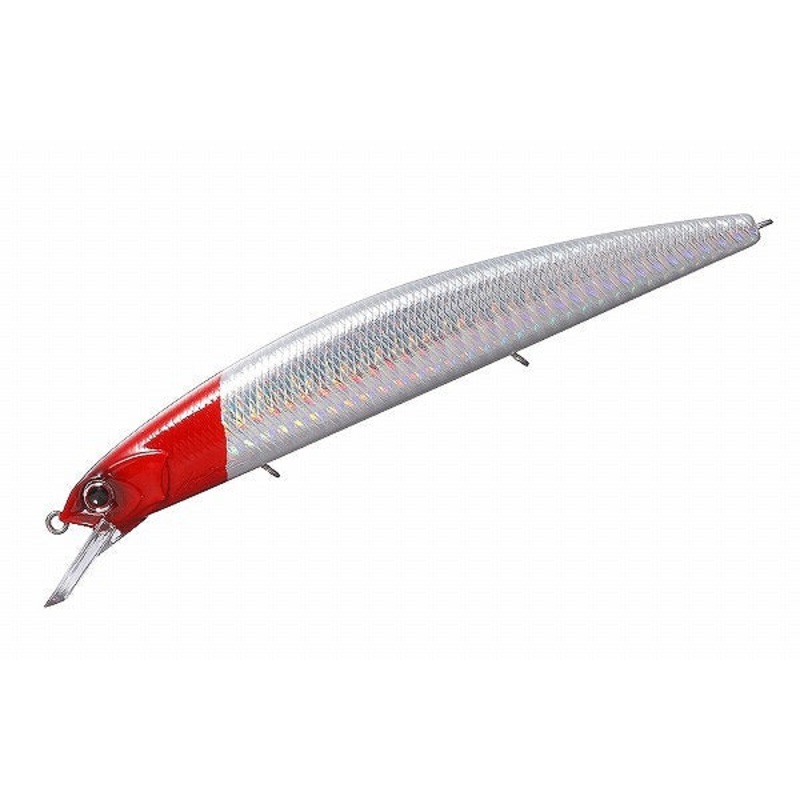 O.S.P Seabass Lure Rudra 130S Holo Red Head HS59